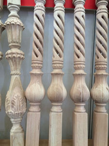 Đá cẩm thạch nhân tạo cột cầu thang làm tự động cnc máy tiện gỗ - Product Image 6