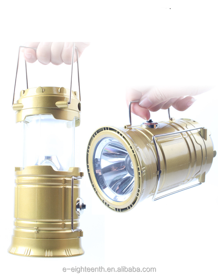 Практичный дешевый наружный перезаряжаемый аккумулятор, аварийный Солнечный фонарь для кемпинга