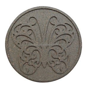 <strong>Stone</strong> imitation <strong>rubber</strong> garden <strong>step</strong> flooring HVSUN landscaping 100% <strong>rubber</strong> granules  colorful epdm - Product Image 6