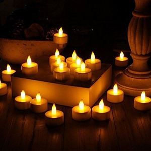 शेन्ज़ेन CR2032 बैटरी संचालित पीला चंचल चाय प्रकाश flameless tealight मोमबत्ती का नेतृत्व किया - Product Image 2