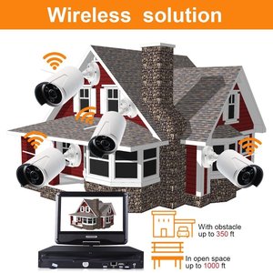 <span class=keywords><strong>Seguridad</strong></span> inalámbrica WiFi sistemas de vigilancia HD 720 p interior/al aire libre Bullet cámaras IP - Product Image 6