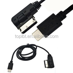 Adaptador de Unidad Flash USB-<span class=keywords><strong>C</strong></span> Hembra LBT <span class=keywords><strong>AMI</strong></span> MDI AUX con Par Trenzado, Cubierta de PVC y Blindaje Trenzado para Monitor de Audio de Coche, con Certificación ROHS - Product Image 5