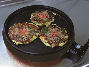 Chảo Rán Tròn Bằng Vỉ Nướng Chạy Điện Có Tùy Chọn Tấm Phẳng Và Vỉ Nướng - Product Image 6