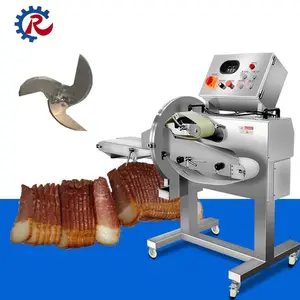 Máquina rebanadora de carne cocida automática, máquina para cortar carne de cerdo