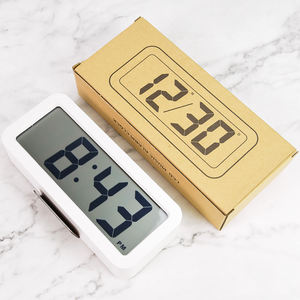 Многофункциональный Цифровой Будильник светодиодные часы сухой аккумулятор зеркальные настольные часы - Product Image 5