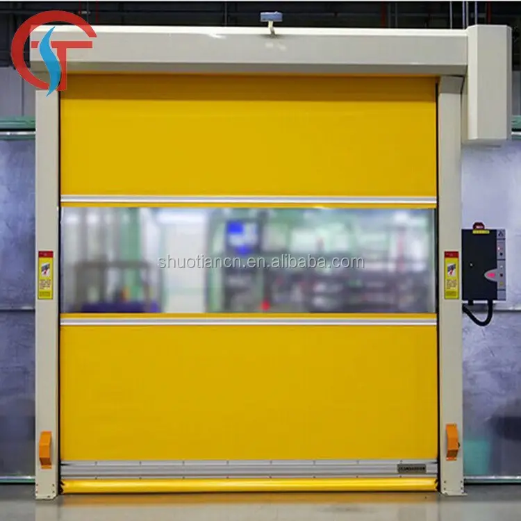 Industrial Automatic Plastic Rapid Roll Door,Fast Door Rapid Speed Roll Shutter Door