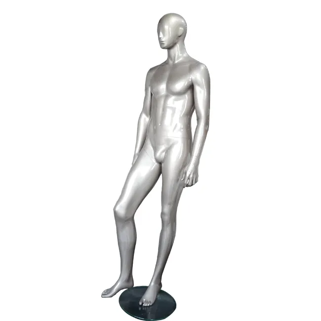 Mannequin femme avec pénis, 1 pc, de couleur argent léger, haute qualité, pour exposition de fenêtre