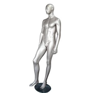 Maniquí de Alta Calidad Color Plata Claro con Pene para Exhibición en Vitrina - Product Image 1