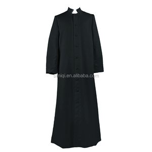 Robe <span class=keywords><strong>de</strong></span> prêtre, vêtement sacré, robe <span class=keywords><strong>de</strong></span> missionnaire, robe noire, <span class=keywords><strong>soutane</strong></span> - Product Image 1