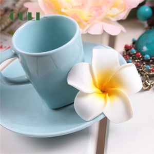 K-1011 4-9cm En Gros mousse artificielle frangipani plumeria pinces à <span class=keywords><strong>cheveux</strong></span> fleur en mousse artificielle <span class=keywords><strong>pour</strong></span> hawaii <span class=keywords><strong>couronne</strong></span> - Product Image 4
