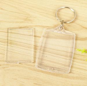 <span class=keywords><strong>Portachiavi</strong></span> in Acrilico Rettangolare Personalizzabile con Logo Stampato, Dimensioni Interne 5x7,5cm e 4,4x6,9cm - Product Image 5