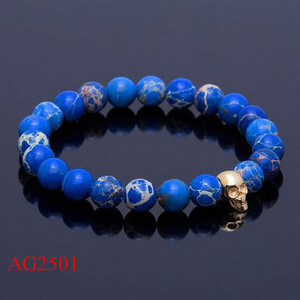 2016 vente chaude <span class=keywords><strong>grosse</strong></span> perle bracelet de mode pierre naturelle perle bracelet, boutique en ligne hommes bracelet - Product Image 1