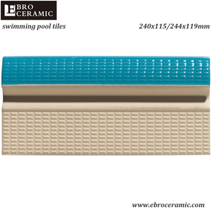 Phụ Kiện Gạch Lát Sân Vận Động Ngoài Trời Bằng Gốm Màu Xanh Dương Cho Hồ Bơi Ngoài Trời - Product Image 5