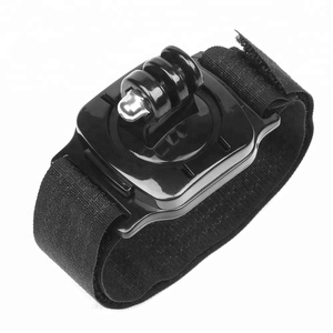 Support de poignet rotatif à <span class=keywords><strong>360</strong></span> degrés de couleur noire de haute qualité pour GoPro Hero 13, SJCAM, <span class=keywords><strong>Xiaomi</strong></span> Yi - Vente en gros - Product Image 1