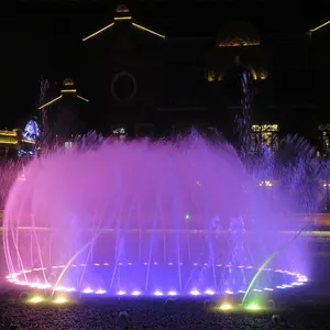 Fountains Water Dancing Music Fountain Technology Use DMX Control System