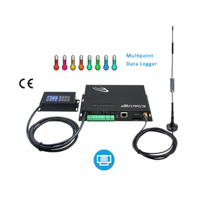 เครื่องบันทึกข้อมูล RFID 4G อุณหภูมิ4G แบบไร้สายสำหรับการตรวจสอบเครื่องกำเนิดไฟฟ้าระยะไกลตัวควบคุมการบันทึกข้อมูล - Product Image 2