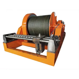 40 Tonne Electric Slipway Boat Winch Drum With Line Spooler