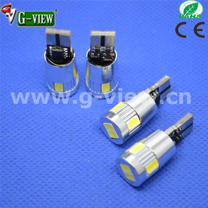 Super white led intermitentes luz para coche T10 6smd 5630 auto <span class=keywords><strong>bombilla</strong></span> led - Product Image 5
