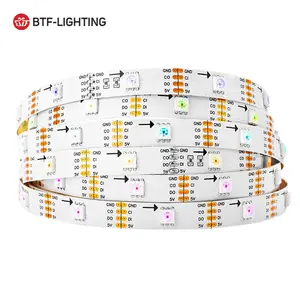 4Pin SD9822ข้อมูลและนาฬิกาแยกเดี่ยวโปรแกรม RGB Led Pixel Strip