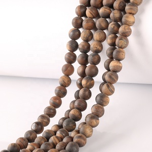 Perles en pierre mate naturelle, perles d'onyx noires mates, amples, agates noires et rondes, pour la fabrication de bijoux, vente en gros - Product Image 3