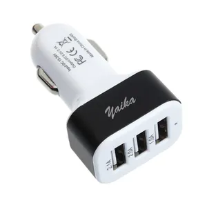 Universele 2.1A 3 Poorten Usb Car Charger Voor Smart Telefoon Gps Autolader Adapter