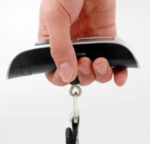 50Kg Hoge Precisie Mini Tas Gewicht Meten Met Wegende Draagbare Digitale Reisweegschaal Voor Kofferbagagegewicht
