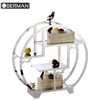 Peralatan dapur Hotel komersial 5 tier kue berdiri perjamuan prasmanan display untuk dijual