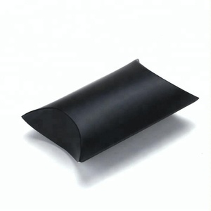 Tùy Chỉnh Sang Trọng Đen Giấy Gối Hộp, Gối Hộp Bao Bì Cho Quà Tặng - Product Image 2