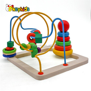 Meilleure vente Jouets intelligents <span class=keywords><strong>en</strong></span> <span class=keywords><strong>bois</strong></span> avec labyrinthe de perles pour bébé W11B194 - Product Image 5