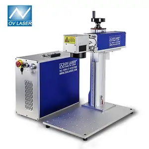 China Günstige Mini Fiber Laser Gravur Maschine 20W 30W 50W Metall Laser Kennzeichnung System