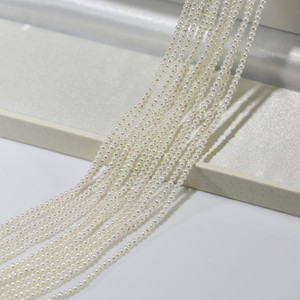 FEIRUN 2-3mm ronde AA + wit kleine size Natuurlijke Zoetwater Parels Strengen - Product Image 5