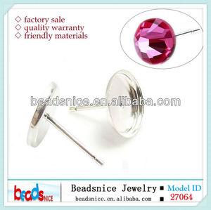Beadsnice ID ، صنع قاعدة الفضة الإسترلينية ، 12 أقراط - Product Image 2