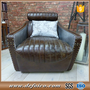 Aviador aluminio Spitfire sillón con cabeza del clavo ajuste - Product Image 2