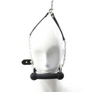 Factory Bone Gag With Leash Silicone Ball Gag Bondage  BDSM Mouth Ball Gag Adjustable Breathable Sex Adult Toys