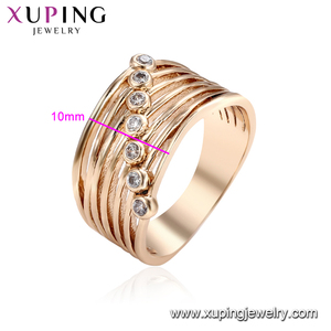 15233 xuping New Arrival <strong>Top</strong> Quality Luxurious Personalized Women Jewelry, 18k Gold Plated <strong>Finger</strong> <strong>Ring</strong> - Product Image 2