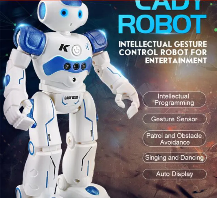 RC תכנות אינטליגנטי שלט רחוק הולך על שניים Humanoid רובוט צעצוע לילדים ילדים יום הולדת מתנה רובוט כלב חיות מחמד