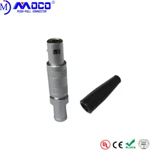 Mini conector macho coaxial 00 FFA.00.250 para NDT UT cabos RG174/179/316