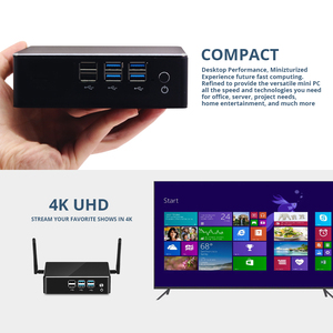 Mini PC XCY 8e génération Core <span class=keywords><strong>I5</strong></span> <span class=keywords><strong>8250U</strong></span> <span class=keywords><strong>8350U</strong></span> DDR4 Gigabit Ethernet 300M WiFi 8xUSB VGA 4K HTPC NUC - Product Image 6