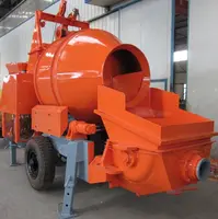 Portable Trailer Mounted Concrete Mixing Pump with Electric and Diesel Motor