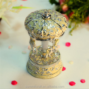 Luminoso giratoria resina carousel horse music <span class=keywords><strong>box</strong></span> - Product Image 2