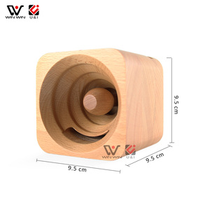 2025 Tự Nhiên Bằng Gỗ Điện Thoại Docking Station Bằng Gỗ Điện Thoại Chủ Âm Thanh Booster Loa Bằng Gỗ - Product Image 2