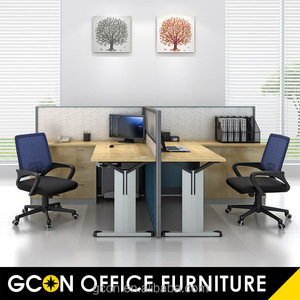 เฟอร์นิเจอร์สำนักงานทันสมัยลดราคา โต๊ะทำงานผู้บริหารรูปตัวยูพร้อมตู้เก็บของ - Product Image 6