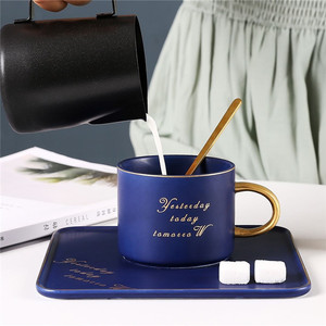 Diseño <span class=keywords><strong>de</strong></span> lujo <span class=keywords><strong>de</strong></span> estilo moderno personalizado impreso oro borde blanco <span class=keywords><strong>de</strong></span> la boda <span class=keywords><strong>de</strong></span> café <span class=keywords><strong>de</strong></span> cerámica taza <span class=keywords><strong>de</strong></span> té y plato - Product Image 2