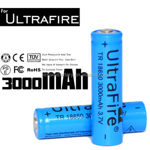 Glatt!!! Ultrafire 18650 3000 mah <span class=keywords><strong>3</strong></span>,7 v lithium- Ion batterien zum verkauf - Product Image 1
