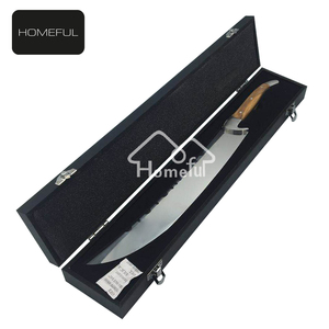 Ensemble d'accessoires de mariage de qualité supérieure, couteau <span class=keywords><strong>sabre</strong></span> en acier inoxydable avec manche en bois de rose, boîte cadeau avec logo personnalisé emballée - Product Image 5