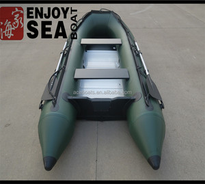 Gran oferta, 380cm, 6 Perons, suministro de fábrica, deporte inflable verde/pesca/<span class=keywords><strong>Barco</strong></span> de rescate con PVC/Hypalon Pontoon, ¡420 460! - Product Image 1