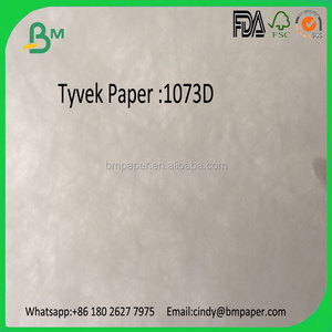 Comercio al por mayor 1073D dupont material no tejido de tela de papel tyvek rollo de bolsa - Product Image 2