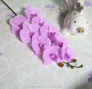 Diseño de fábrica Real Touch Phalaenopsis Orchid High Latex Navidad Halloween Graduación Día DE LA MADRE Eventos de Pascua Venta caliente - Product Image 6