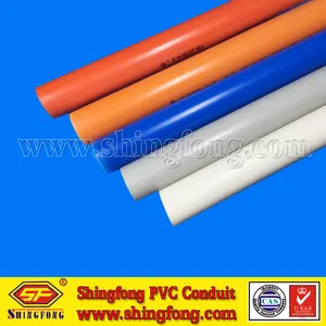 PVC 전기 파이프 크기 pvc 파이프 케이블 와이어 유형 pvc 파이프