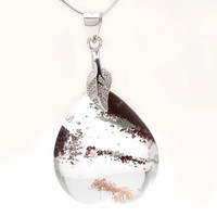 XD P658 Bijoux en argent sterling 925, attaches à pince pour pendentif, grande boucle à clip pour pendentif, boucle à clip pour pendentif en cristal, grande boucle à clip L